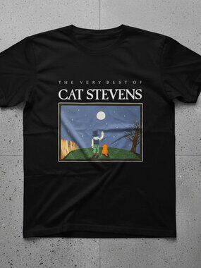 Cat Stevens “The Very Best Of” Graphic Tee – Vintage Music Art Shirt
